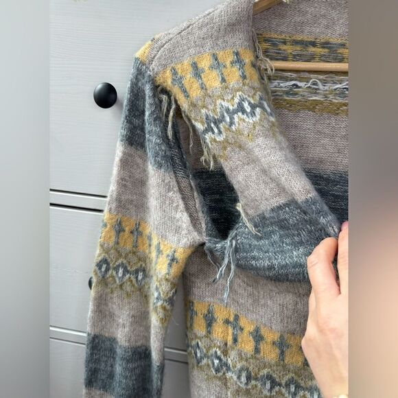 PERVERZE wool cardigan squeeze creatives size S/M very cool jacket sweater - Picture 10 of 15